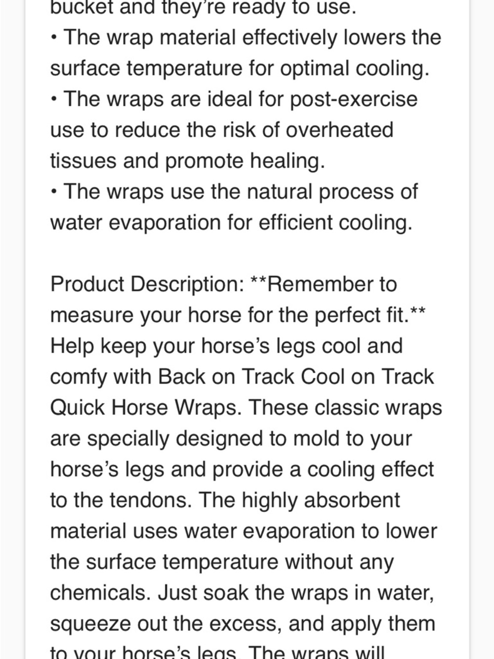 Cool On Track Blue Quick Horse Wraps - Picture 3 of 10